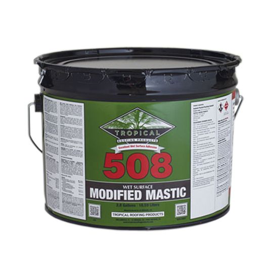 508AF Wet Surface Modified Mastic - Asbestos Free - 3 Gallon Pail