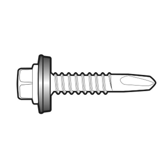 12" x 1-1/4" Plated Fastener