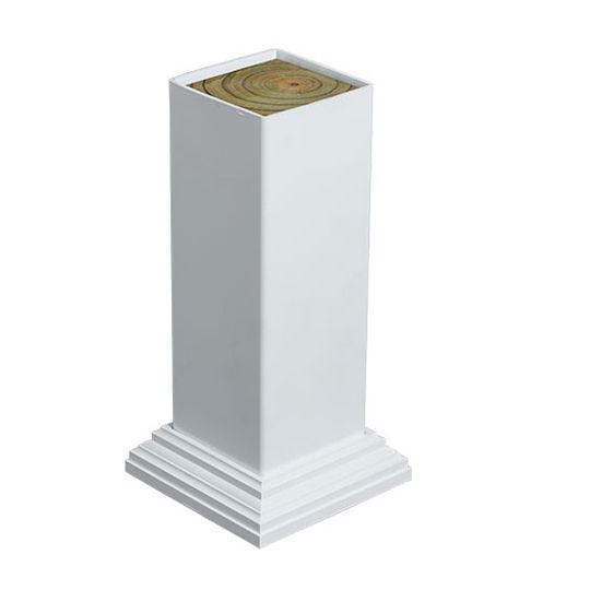 4" x 4" x 38" Post Sleeve with Trim & Cap Boxed