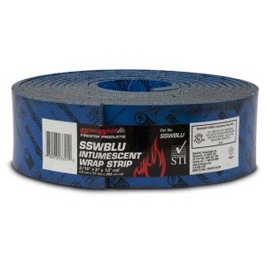STI SSWBLU Blue Wrap Strip - 3/16" x 2" - 12' Roll