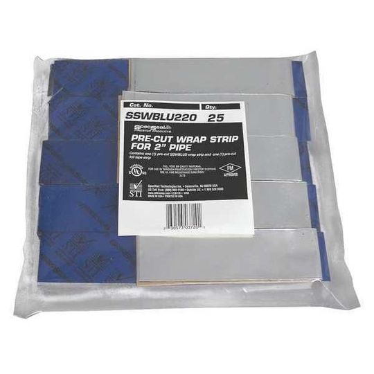 STI SSWBLU220 Blue Wrap Strip Precut for 2" Pipe