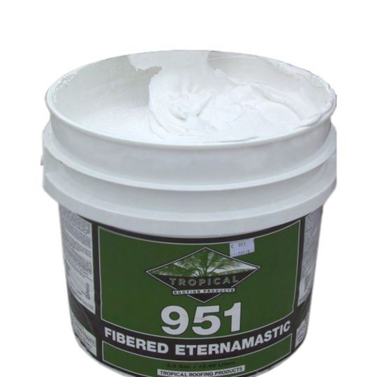 951 Fibered ETERNAMASTIC Flashing Roof Compound - 3.5 Gallon Pail