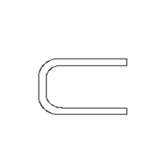 1-1/2" OD 180 Degree End Loop Handrail