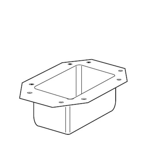 2" x 3" Rectangular Outlet Tube