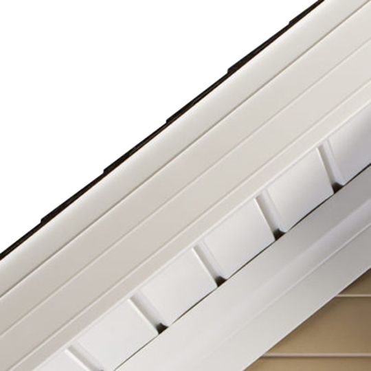8" Envoy Wood Grain Embossed Aluminum Fascia Trim
