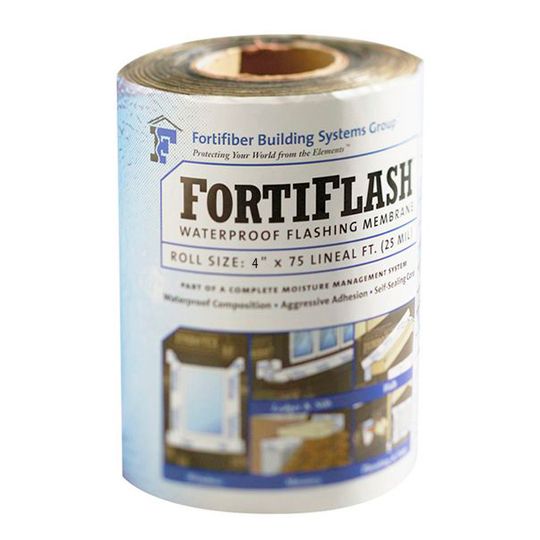 25 mil x 4" x 75' FortiFlash® Waterproof Flashing Membrane