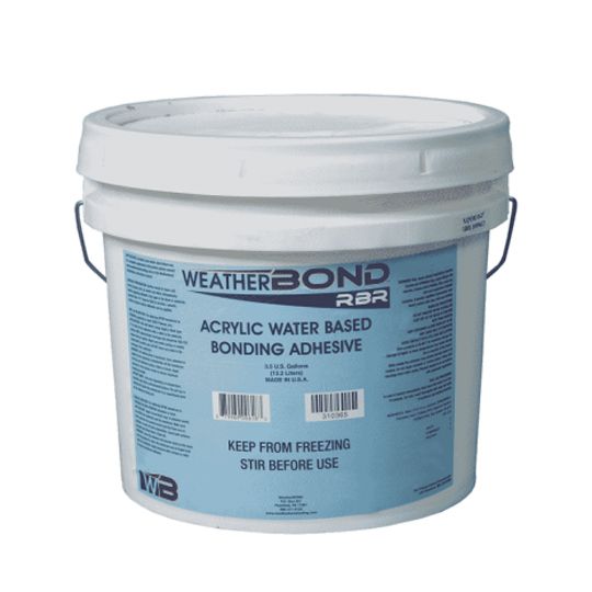 RBR Acrylic Water-Based Bonding Adhesive - 3.5 Gallon Pail