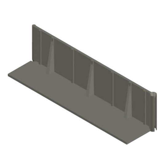 8" ChemCurb "E" Straights