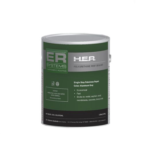 H.E.R. Fabric-Less Flashing Grade Polyurethane Roof Sealant - 1 Gallon Pail