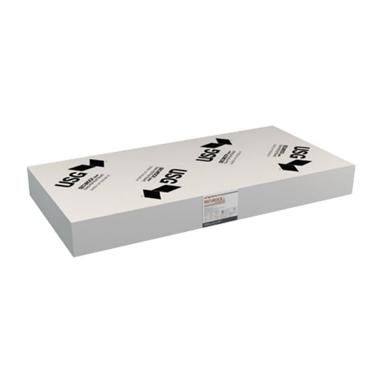 1/4" x 4' x 8' SecuRock® Glass-Mat Roof Board