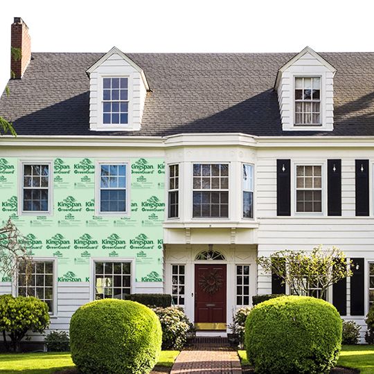 1/4" x 4' x 50' GreenGuard® XFP14 Reflective Fanfold Siding Underlayment