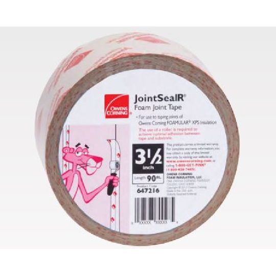 3-1/2" x 90' JointSealR® Foam Joint Tape Roll - Unlabeled Bulk