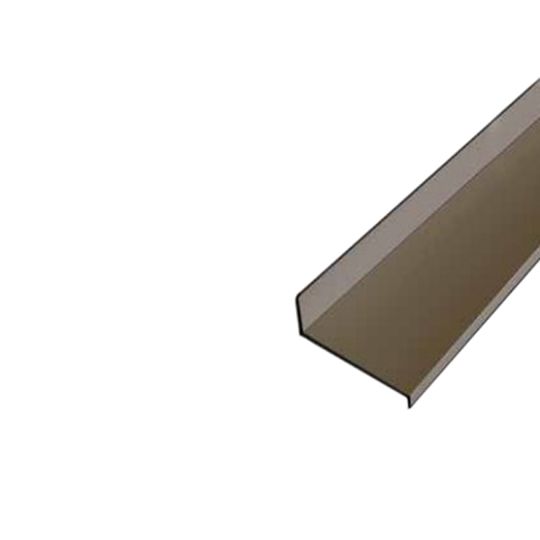 26 Gauge x 4" x 5" x 10' Steel Dormer Flashing