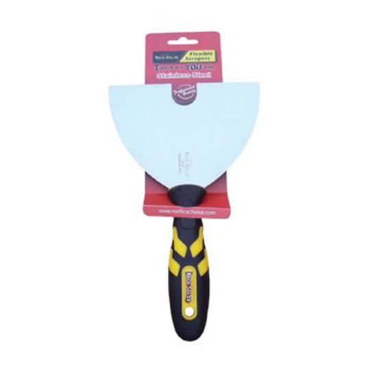 6" Stainless Steel Paint Scraper with Soft Grip Handle