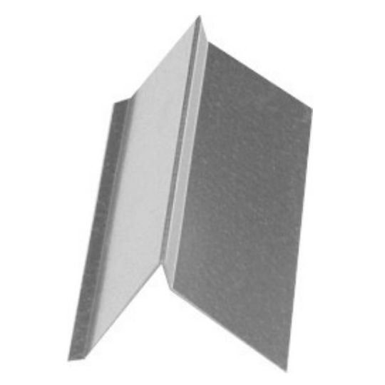 26 Gauge x 2" x 4" Gravel Guard with 1/4" Rise