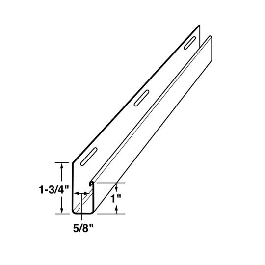 5/8" Vinyl J-Channel