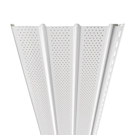 12' Triple 4" Solid Vinyl Soffit