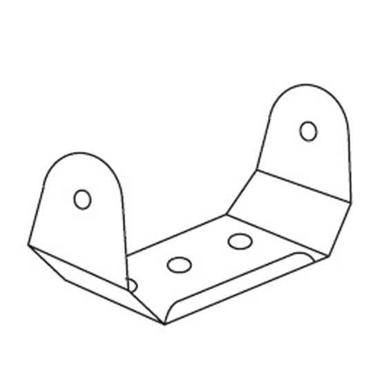 Downspout Clip for 2" x 3" Downspout
