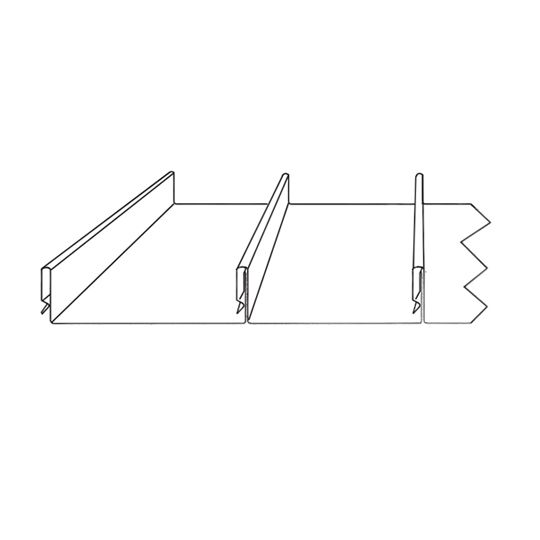 14" .032 EZ-LOC Panel with Striations