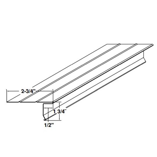 1-3/4" x 2-7/8" x 10' T-Drip Edge
