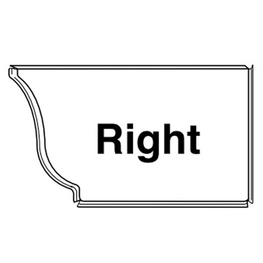 6" Right End Cap