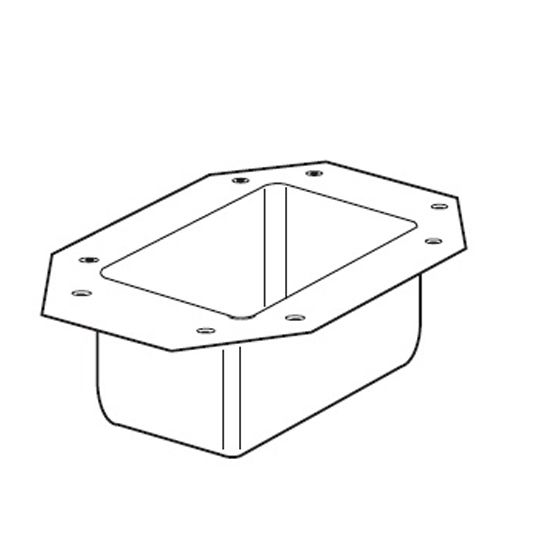 3" x 4" Rectangular Outlet Tube