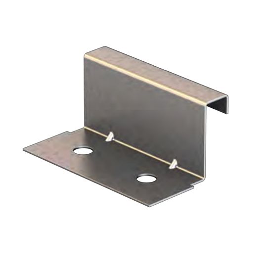 26 Gauge x 1-1/2" HD Galvanized Standing Seam Clip - Box of 800