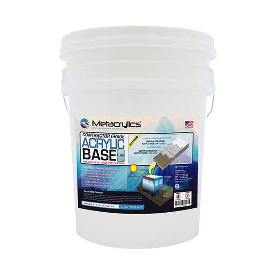 Acrylic Base Elastomeric Roof Coating - 5 Gallon Pail