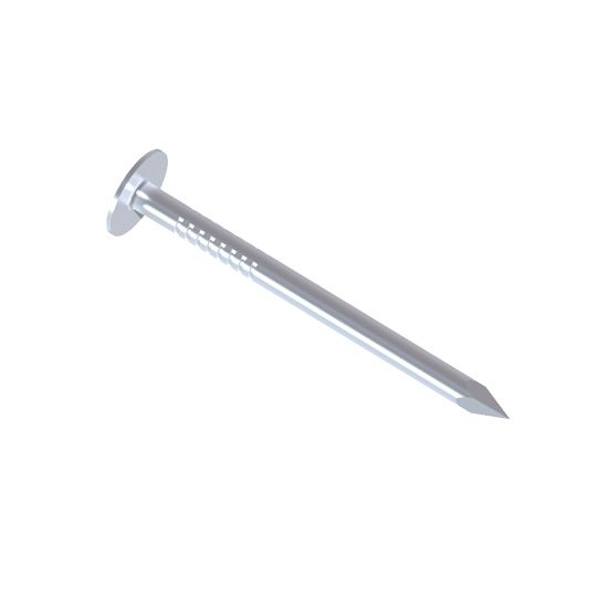 1" Aluminum Roofing Nails - 1 Lb. Carton