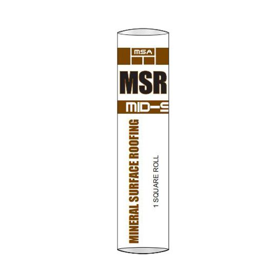 Mid-States Asphalt Mineral Surfaced Roll Roofing - 1 SQ. Roll Black
