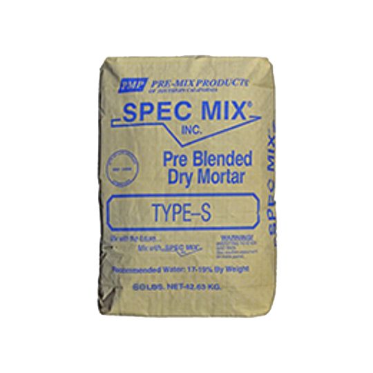 SPEC MIX Type S Masonry Mortar - Preblended Colors - 60 Lb. Bag