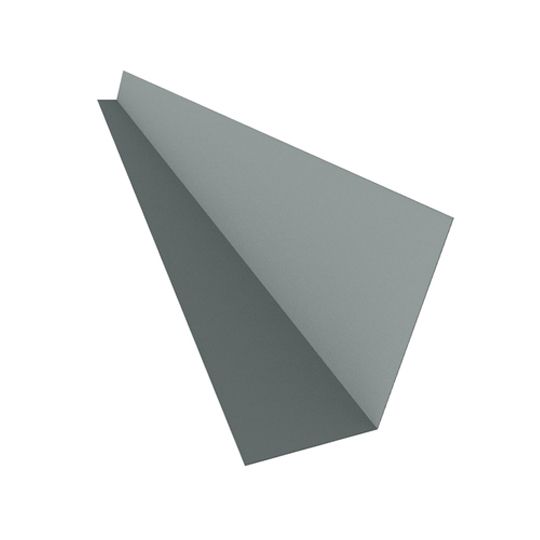 26 Gauge x 3" x 5" 110° Roof To Wall Flashing