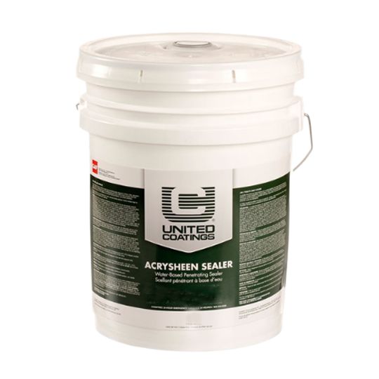 United Coatings Acrysheen Sealer Clear - 5 Gallon Pail