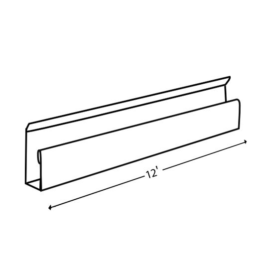 3/8" Aluminum J-Channel for T4/Q4 Soffit