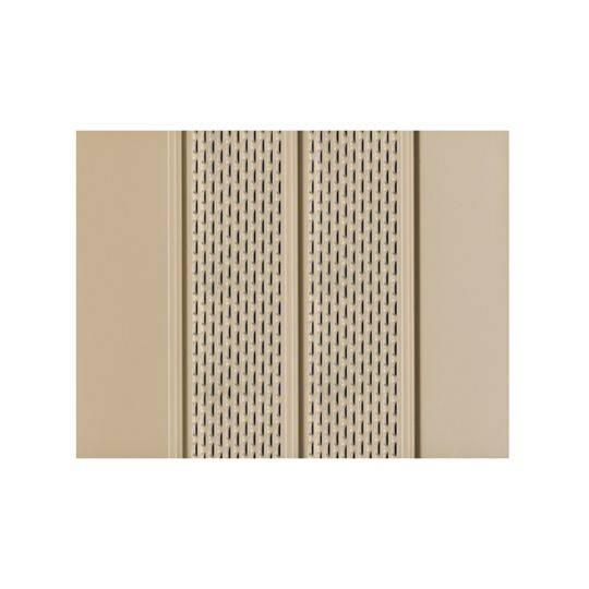 .016" x 16" x 12' TruLine® TS-Series Center Vent Aluminum Soffit