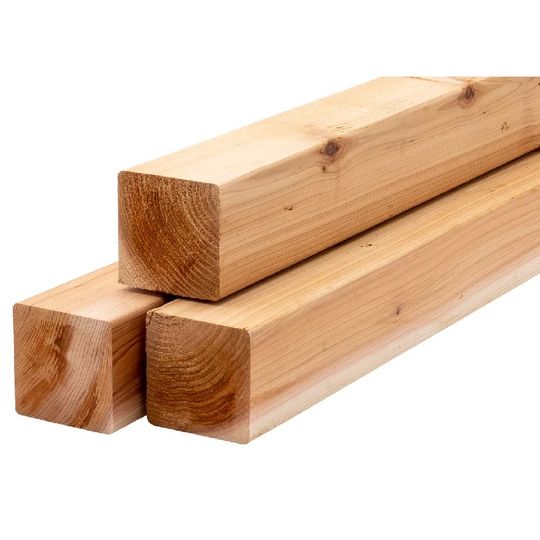 4" x 4" x 12' #2 Cedar