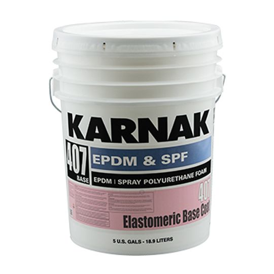 #407 EPDM & SPF Base Coat - 5 Gallon Pail