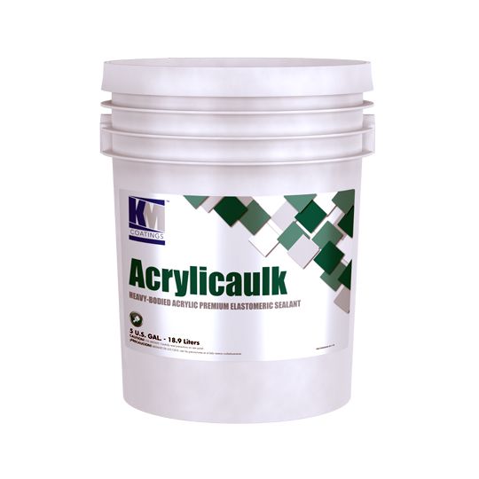 Trowel-Grade Acrylicaulk Elastomeric Sealant - 5 Gallon Pail