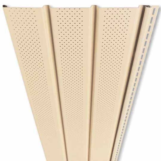 Universal Triple 4" Ventilated Vinyl Soffit Panel