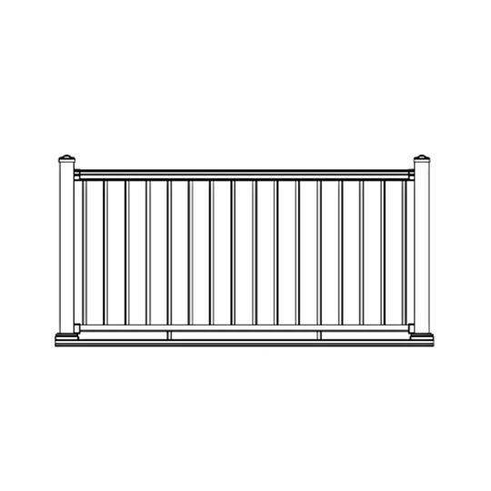 10' Series 100 Level Rail