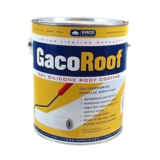 GacoRoof® Low VOC Compliant Silicone Roof Coating - 1 Gallon Pail