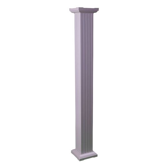 8" x 8' Fluted Square Column