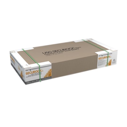 5/8" x 4' x 4' Securock Gypsum-Fiber Roof Board