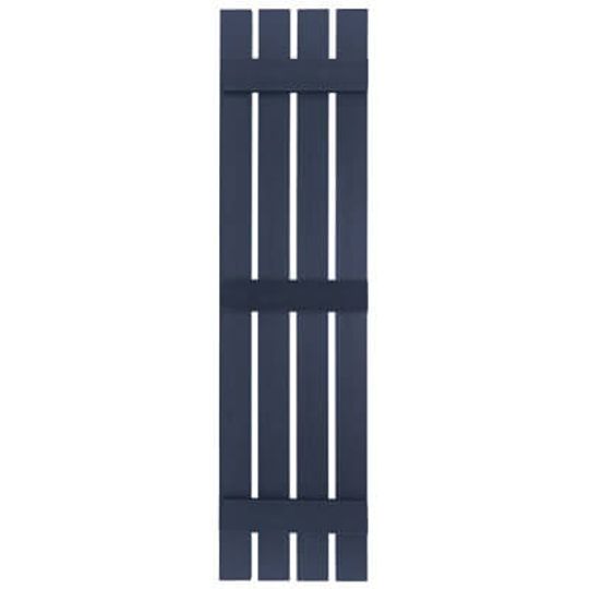 16" x 63" Board & Batten Standard 4-Board Shutters - Open Style