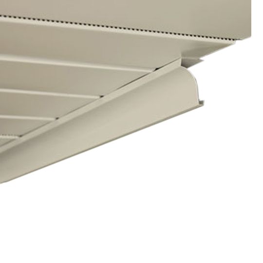 .019" x 10' Aluminum Cove Soffit Receiver