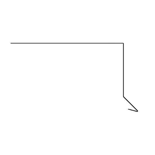 Drip Edge 90 Degree with Return