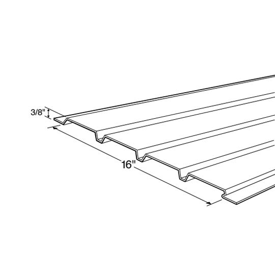Quad 4" Solid Aluminum Soffit