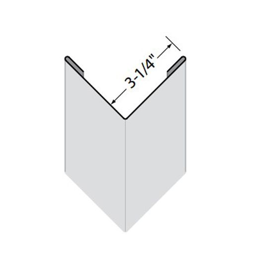 Snap-On Outside Corner Post Steel Cap - ENTEX Finish
