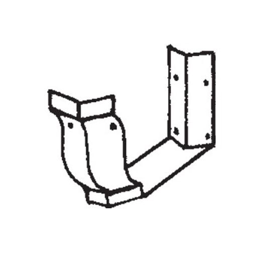 6" Half Round Outside Painted Aluminum