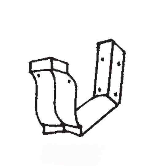 6" Half Round Inside Painted Aluminum